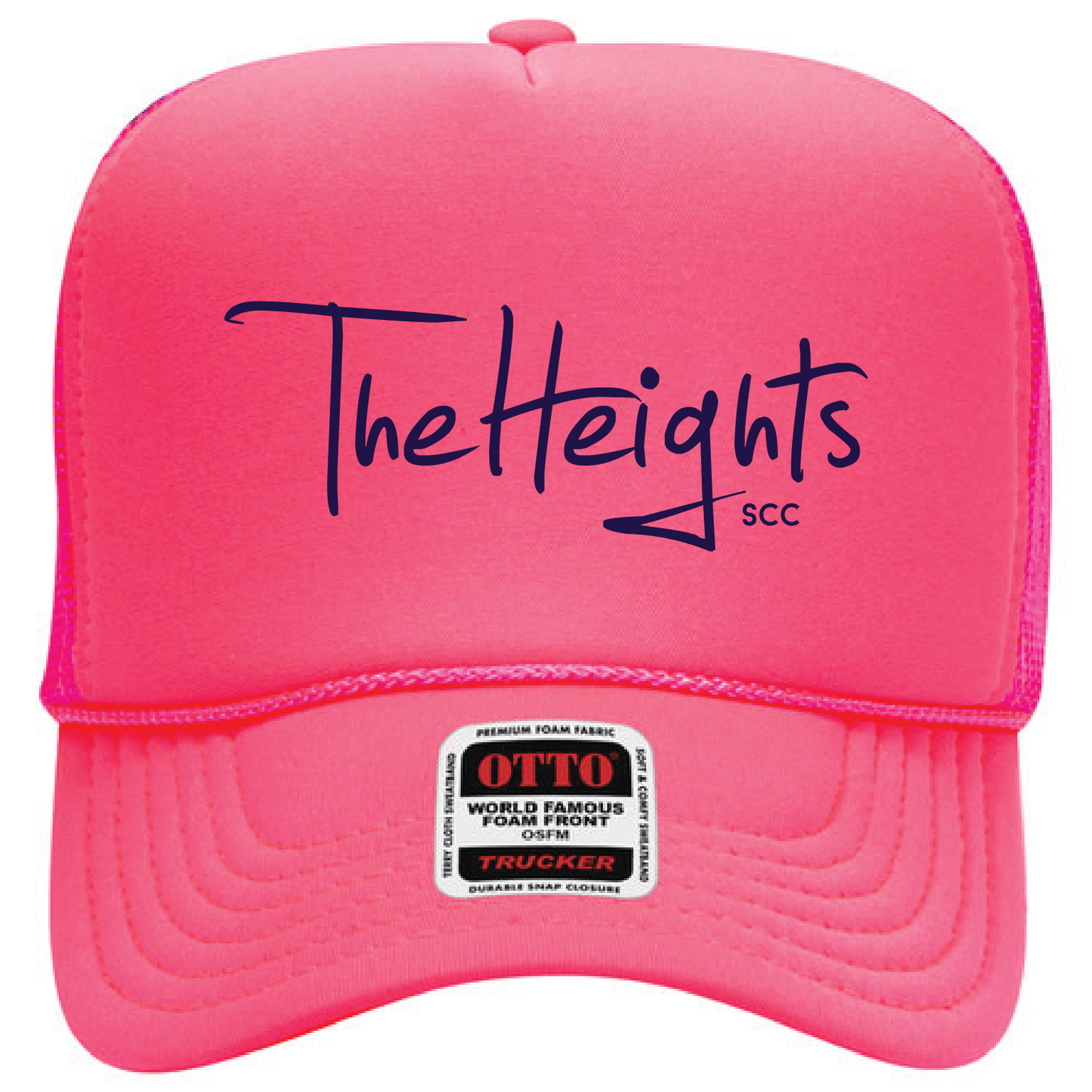 Staple Heights Pink Trucker Hat