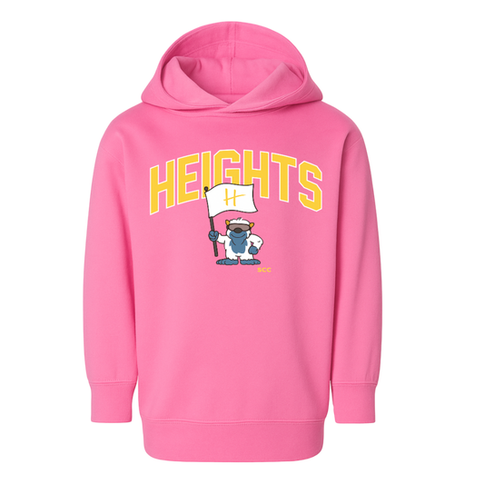 Yetti Toddler Hoodie - Pink