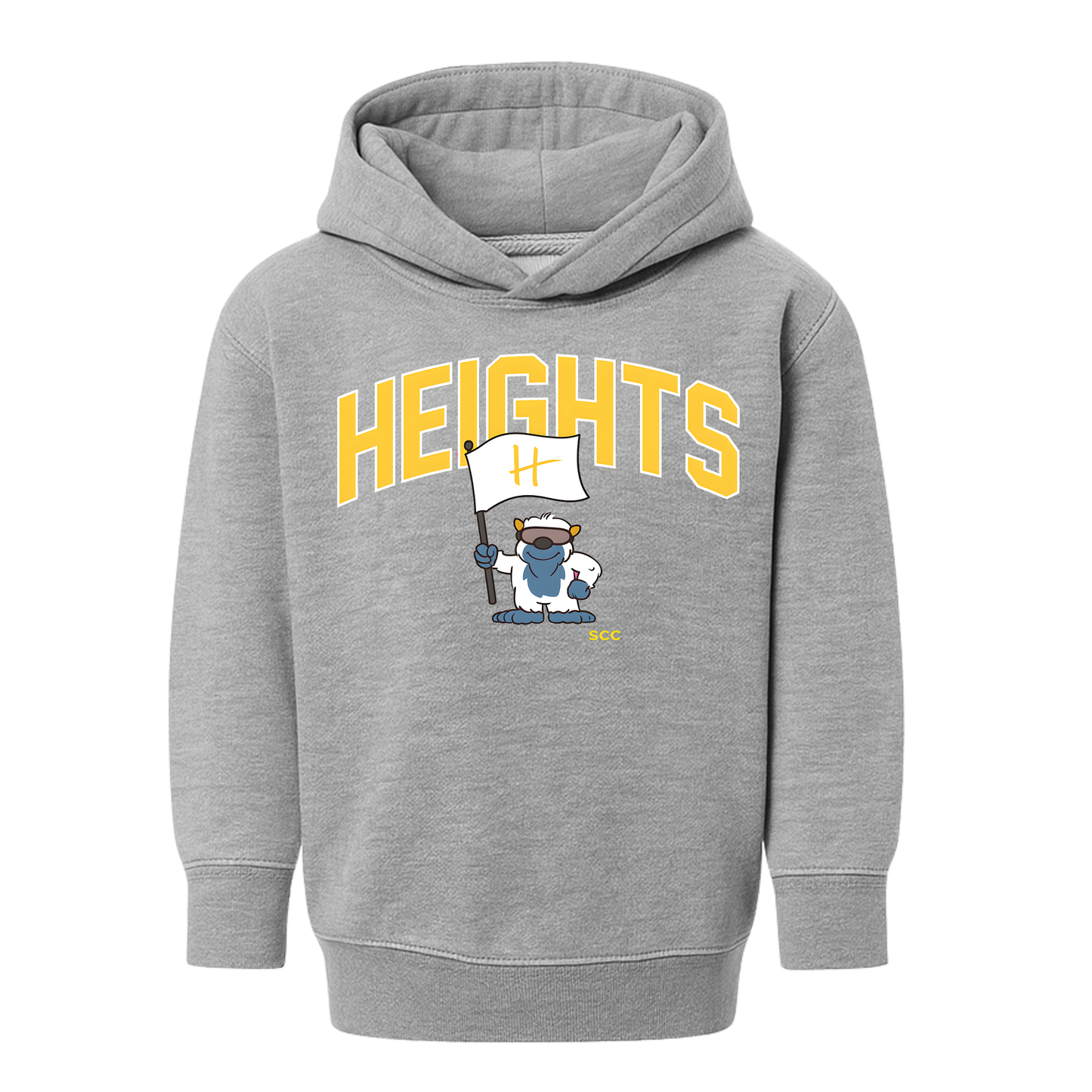 Yetti Toddler Hoodie - Heather Grey
