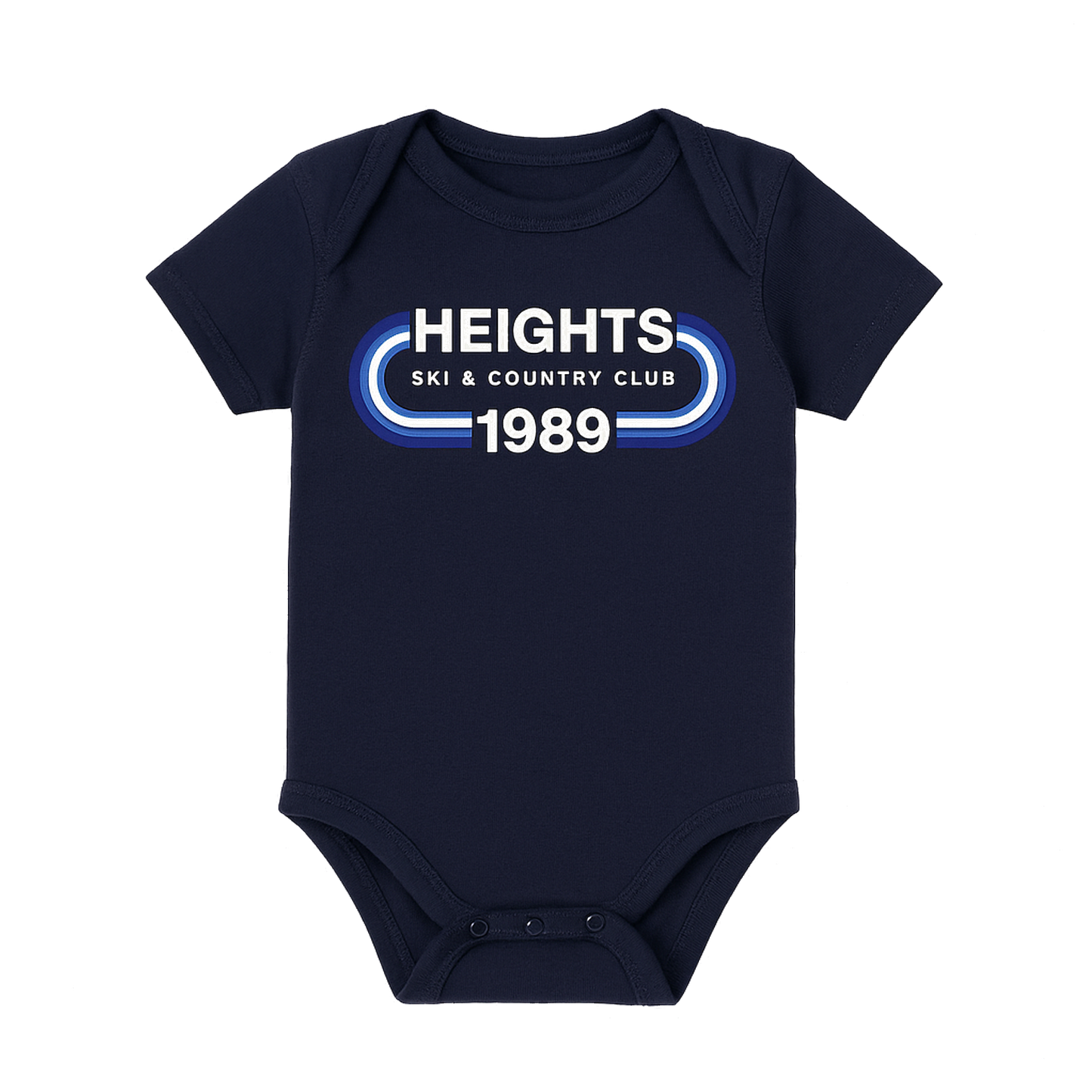 Sidewinder Baby Bodysuit - Navy