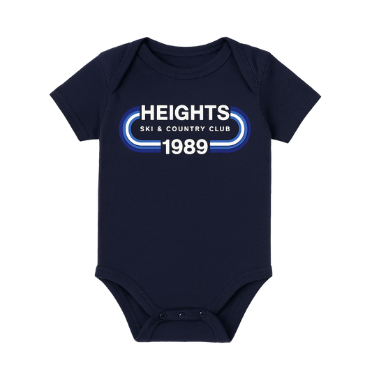 Sidewinder Baby Bodysuit - Navy